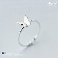 Nhẫn bạc Bươm bướm