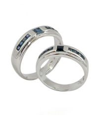Nhẫn bạc cặp đôi “Mãi mãi một tình yêu” TS222