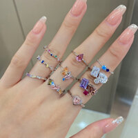 Nhẫn bạc Đá CZ- zircon 5A dễ thương