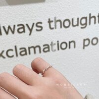 Nhẫn bạc đeo ngón út đầy tinh tế - Trang sức bạc Nobsilver