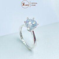 Nhẫn bạc đính đá kim cương nhân tạo chất liệu bạc cao cấp siêu đẹp - ANTA Jewelry ATJ6513M