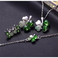 Nhẫn Bạc FOJ The Four - Leaf Clover   Bạc 925