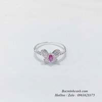 Nhẫn bạc hình bướm xinh xắn cho bé gái NTE006