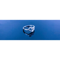 Nhẫn bạc hình trái tim phá cách xinh xắn - bạc 925 Nàng Tiên Bạc Fairy Jewelry