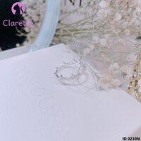 Nhẫn bạc hình vương miện Clarette 0230N