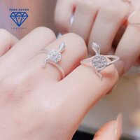Nhẫn bạc kim tiền rắn 2025 bạc 925 cao cấp trang sức bạc PHJ