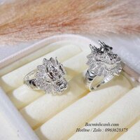 Nhẫn bạc nam hình rồng NN074