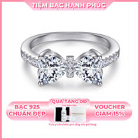 Nhẫn Bạc Nữ 925 Hình Nơ Đính Đá Xinh Xắn TBHP s925 Silver Rings - Mã TSJN15