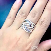 Nhẫn bạc nữ 950 mau lớn