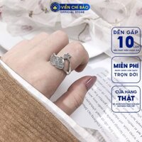 Nhẫn bạc nữ Cánh Thiên Thần ngôi sao chất liệu bạc 925 thời trang phụ kiện trang sức nữ Viễn Chí Bảo N000461