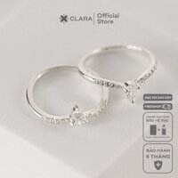 Nhẫn bạc nữ cao cấp - Clara Jewelry N0009