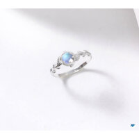 Nhẫn bạc nữ đá mặt trăng xinh, Tiệm Bạc Mê Ly cam két bạc chuẩn