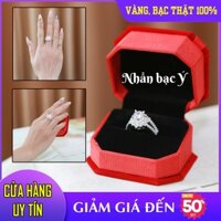 Nhẫn bạc nữ đẹp đính đá sang trọng có thể điều chỉnh size, xinh xắn nổi bật, sáng đẹp NBY7