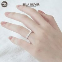 Nhẫn bạc nữ king vương miện nạm đá BELA cao cấp tôn lên vẻ đẹp samh trọng quý phái NN19