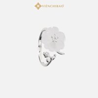 NHẪN BẠC NỮ MAI BẠCH NGỌC - BẠC S925 VIỄN CHÍ BẢO