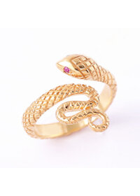 Nhẫn bạc nữ rắn đuôi xoắn Gix Jewel N38 - Size 12