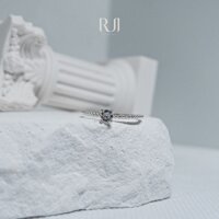 Nhẫn bạc nữ RUI 1 viên đá basic - RUIN001