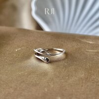 Nhẫn bạc nữ RUI circle ring (nhẫn mở size) - RUIN011