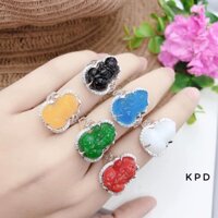 Nhẫn bạc nữ tỳ hưu phong thủy, may mắn, tài lộc tình duyên