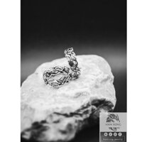 Nhẫn Bạc S925 Họa Tiết Lá Sồi - Sự Trường Tồn & May Mắn | Nhẫn Bạc OAK 14 HAMRONG