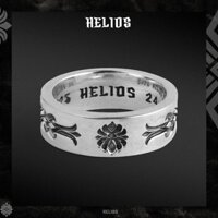 Nhẫn Bạc S925 Vostok Lotus Ring Helios Black Silver Original