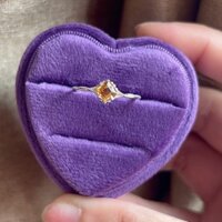Nhẫn bạc S935 𝐂𝐫𝐮𝐬𝐡 𝐎𝐧 𝐘𝐨𝐮 đá Citrine thạch anh vàng, viên đá của sự thịnh vượng, thành công và năng lượng tích cực