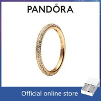 Nhẫn bạc Sterling S925 chính hãng 100% Pandora Nhẫn Pandora Me pavé 169679c01