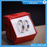 Nhẫn bạc ta Thánh Giá NHAN10 cho nam nữ - Quà tặng Công Giáo