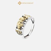 Nhẫn Bạc Thái Nam Tỳ Hưu Bàn Tính Tài Lộc - Viễn Chí Bảo