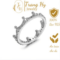 Nhẫn bạc TRANGHY mẫu King vương niệm sành điệu TRANGHY JEWELRY N079