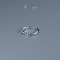 Nhẫn Bạc Trơn Nữ, Nhẫn Bạc Lượn Sóng Yinbe Silver Bạc 925 YR002