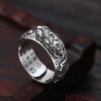 Nhẫn bạc Tỳ Hưu cho nam