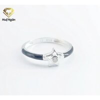 Nhẫn bạc Ý 925 Huệ Ngân -Ngôi Sao May Mắn RR1197