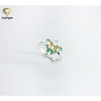 Nhẫn bạc Ý 925 Huệ Ngân - Uyên Ương Hồ Điệp TJ070 - 16