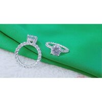 Nhẫn bạc Ý 950 cao cấp nhập khẩu Ý