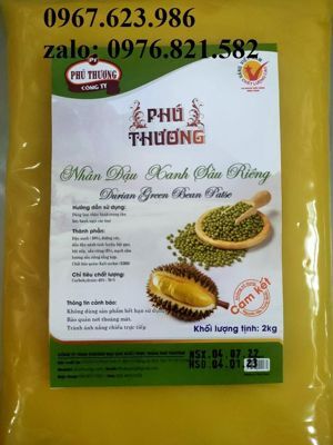 Nhân bánh trung thu đậu xanh sầu riêng Phú Thương 2Kg