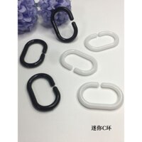 Nhẫn C-Ring Rèm Nhẫn Rèm Tắm Nhẫn Nhựa Rèm Giường Ký Túc Xá Nhẫn Treo Nhẫn Treo Rèm Tắm Nhẫn Kéo Nhựa