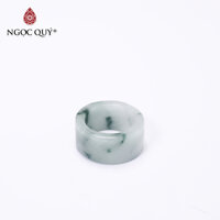 Nhẫn càng long cẩm thạch phỉ thúy mệnh hỏa, mộc - Ngọc Quý Gemstones - Đường kính 19.5mm - Bản cao 13mm