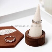 Nhẫn cặp bạc s925 xi kim - HuongGiangSilver