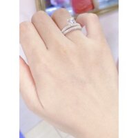 Nhẫn cặp bạc ta 2trong1