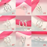 Nhẫn cặp đôi bạc khắc tên nam nữ giá rẻ cho học sinh ND0000 Trang Sức TNJ - Hàng mới về