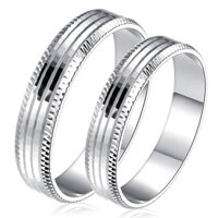 Nhẫn cặp đôi Morning Star Top Silver Cc039 92,5% Ý CMS023