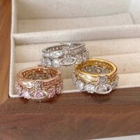 Nhẫn cặp đôi Vivienne Westwood Diamond Crown