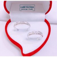 NHẪN CẶP NHẪN ĐÔI DÀY ĐẸP BẠC TA