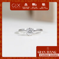 Nhẫn Cầu Hôn Đẹp Giá Rẻ Vàng Tây 18K Kim Cương Nhân Tạo Moissanite Gix Jewel