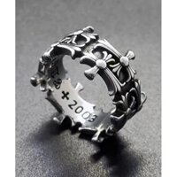 NHẪN CHROME HEART HÌNH THÁNH GIÁ/ NHẪN THÉP Y TẾ