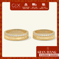 Nhẫn cưới kim cương cao cấp vàng hồng đẹp kiểu thời trang mới nhất Gix Jewel