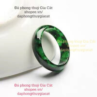 Nhẫn Đa Cẩm Thach Sơn Thuỷ 7A nguyên khối siêu VIP tặng kèm hộp Gấm cao cấp