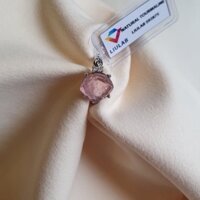 Nhẫn đá tourmaline hồng freesize