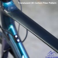 Nhãn dán bảo vệ khung xe đạp 300cm chắc chắn có họa tiết sợi Carbon mát mẻ